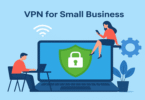 Small business using VPN for secure remote work
